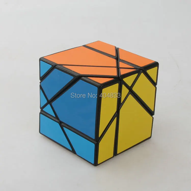 Даян Tangram Stickerless/черный/белый куб Cubo Magico Puzzle-5 Axis 3 ранга обучающая игрушка