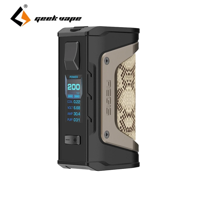 Оригинальная электронная сигарета Geekvape Aegis Legend 200 Вт TC Geek с двумя аккумуляторами