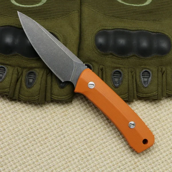 LOVOCOO Крапива открытый K-Shield прямой нож G10 Ручка D2 Сталь Кемпинг EDC тактический карманный инструмент украинский дизайнер Lvan B - Цвет: C
