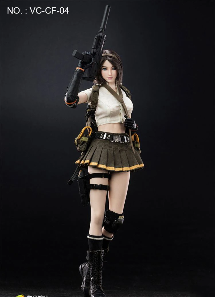 Коллекционная VC-CF-04 1/6 масштаб Cross Fire Double Agent ZERO Figure Коллекция Полный Набор Модель игрушка кукла для фанатов подарки
