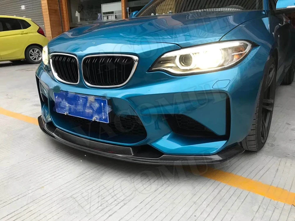 Углеродное волокно авто передний бампер спойлер для BMW F87 M2 2015-2018 м Стиль |