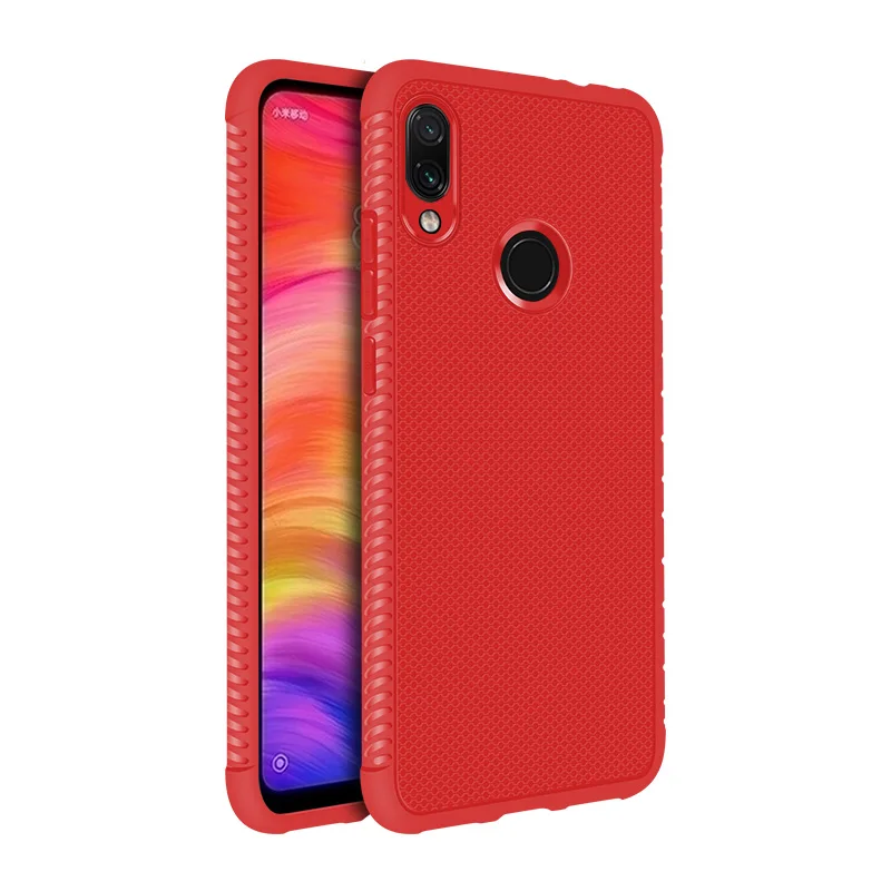 Red Ударопрочный чехол из углеродного волокна и ТПУ для Redmi Note 7 Pro Note5 6 Pro S2 6 6 Pro 4X5 4A 5A 6A защитный чехол для телефона - Цвет: Red