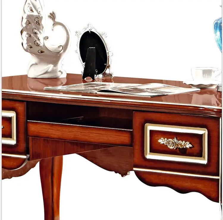 Роскошный офисный стол руководителя в французском барочном стиле/Европейский