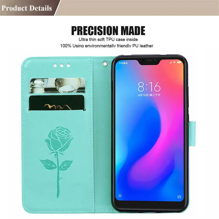 Кожаный флип-чехол для Xiaomi Redmi 6A 5A 4A 6 Pro 5 Plus 3S 4X чехол для телефона для Xiaomi 5X(A1) F1 A2 Lite кошелек чехол для телефона s