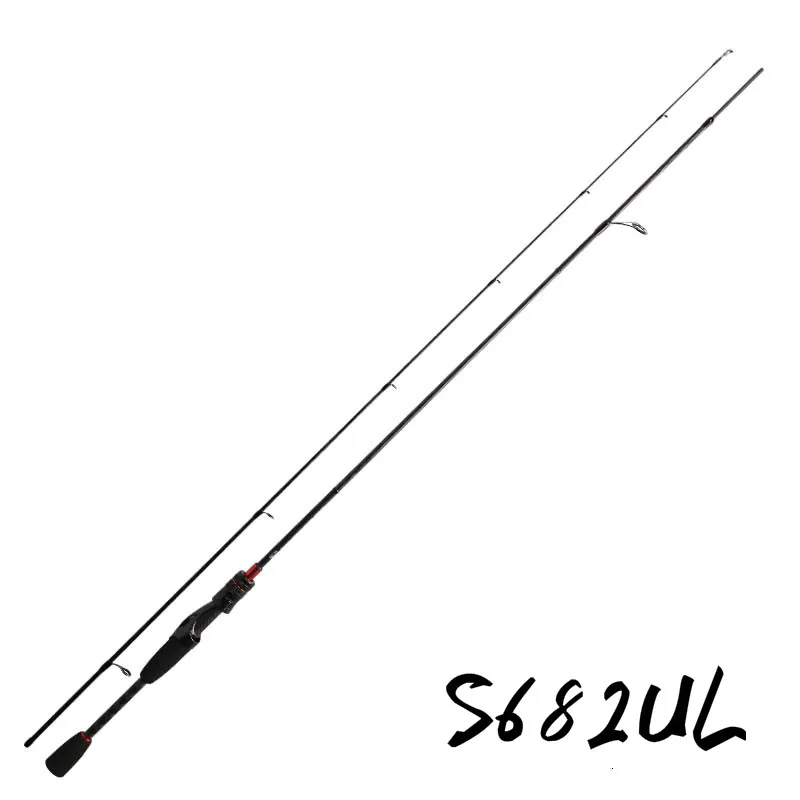 Красный TSURINOYA хакер 2,04 м 2,2 м 2,28 м карбоновая спиннинговая Удочка UL L ML m MH мощная литейная Удочка Canne Leurre спиннинговая удочка - Цвет: Красный