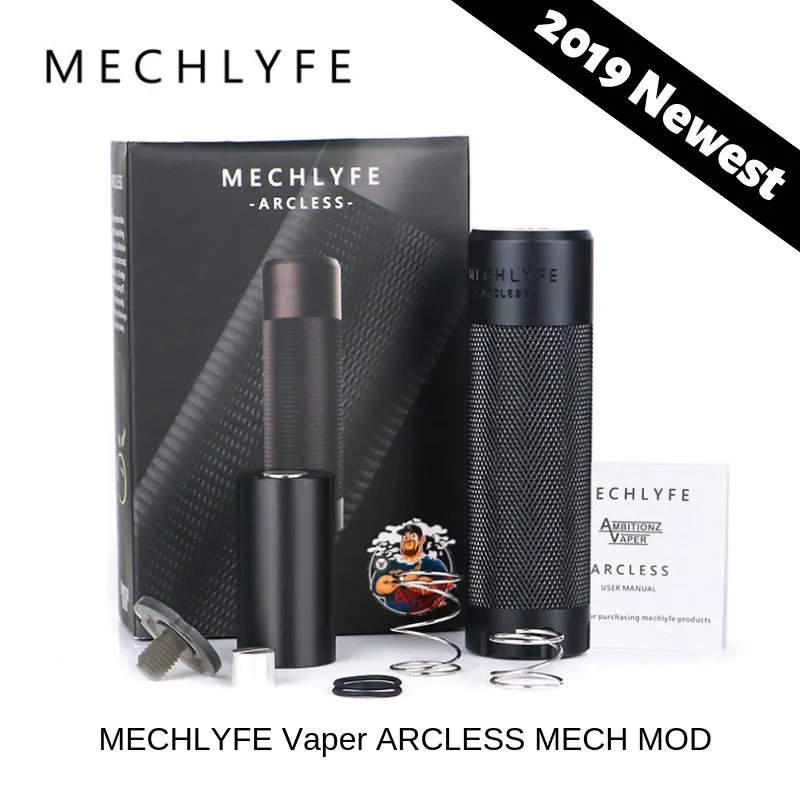 MECHLYFE x AmbitionZ вейпер бездуговой мех мод fit 18650/20700/21700 Батарея vs CoilART маг/Elite мод|Моды