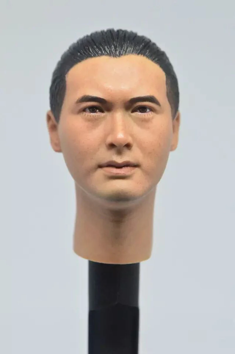 

1/6 God of Gamblers Chow Yun Fat Head Sculpt for 12''Female Bodies