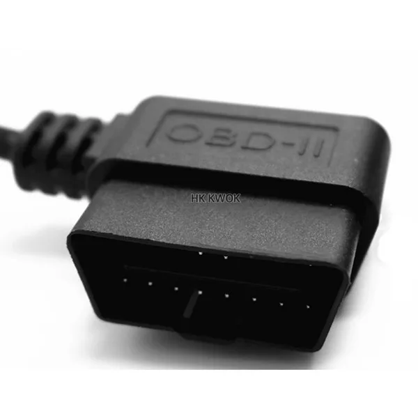 16 Булавки OBD2 1 до 3 Провода м до 3f прямым углом 16 Булавки удлинитель OBD 2 OBD OBDII OBD-II разъем кабель Код инструмент диагностики