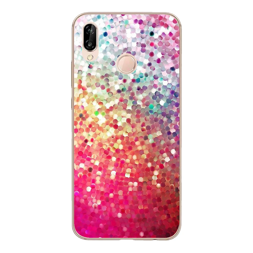 Для Huawei P20 Lite чехол 5 84 &quotмягкий TPU силиконовый Funda милый счастливый цвет рыбья