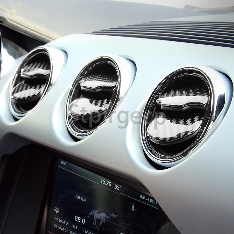 100% натуральное углеродное волокно для салона автомобиля центральный