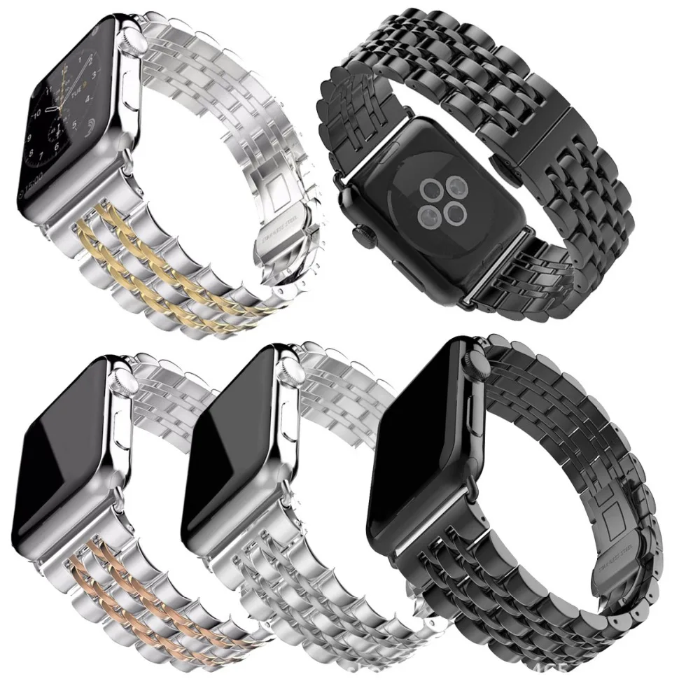 Ремешок для часов из нержавеющей стали Apple Watch 38 мм 42 | Наручные часы