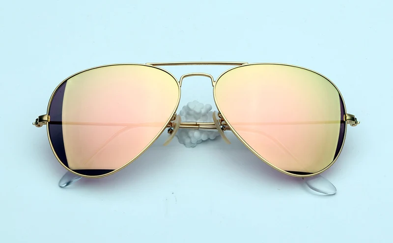 gold-pink Настоящее стекло линзы классические для женщин и мужчин солнцезащитные очки es роскошный дизайн бренд вождения солнцезащитные очки es для женщин и мужчин женские солнцезащитные очки для мужчин - Цвет линз: gold-pink