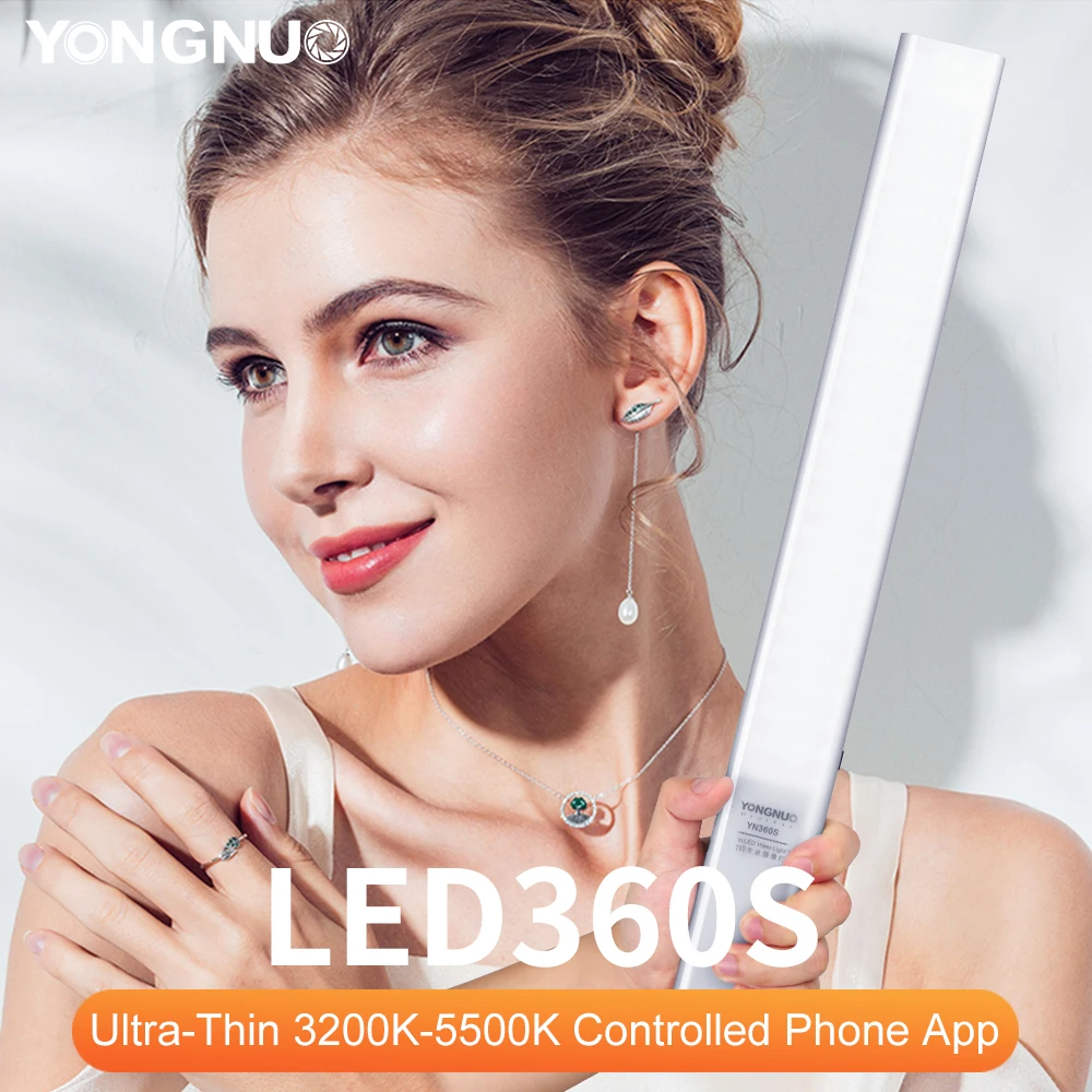 YONGNUO YN360S ручной светодиодный видео свет 3200k до 5500k Ice Stick профессиональный фото LED yn