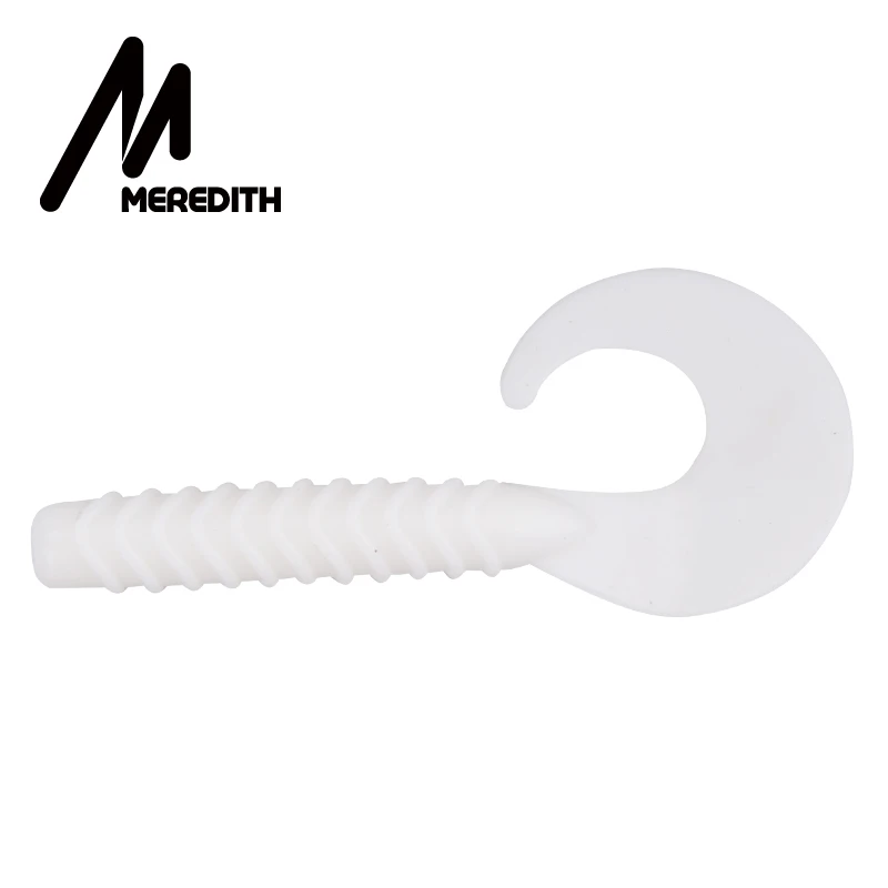 D Meredith, 10 шт., воблеры, хвост, мягкие приманки, червь, Grubs, 80 мм/3,3 г, рыболовные приманки, приманки для ловли окуня, щуки - Цвет: D