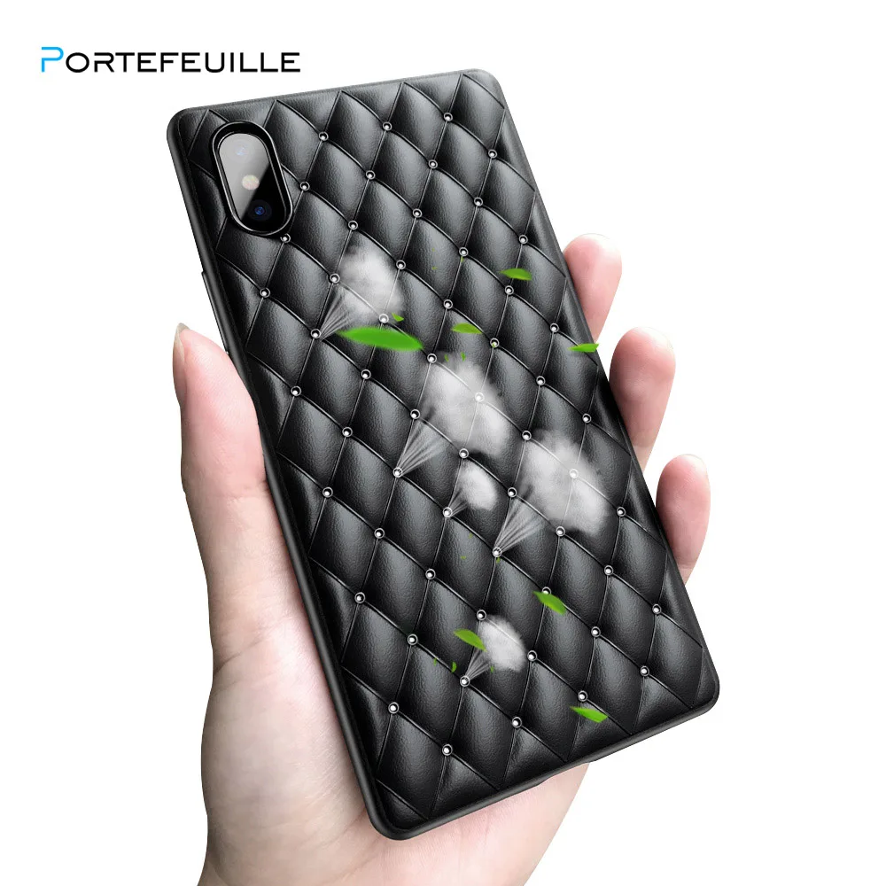 Classic Luxury Shockproof Phone Case For Iphone 7 8 Plus XS Heat Dissipation Best X XR MAX Silicone Tpu Cover |