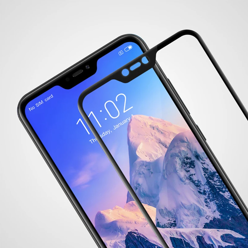 Чехол из закаленного стекла с полным покрытием для Xiaomi mi a2 lite Защитная пленка