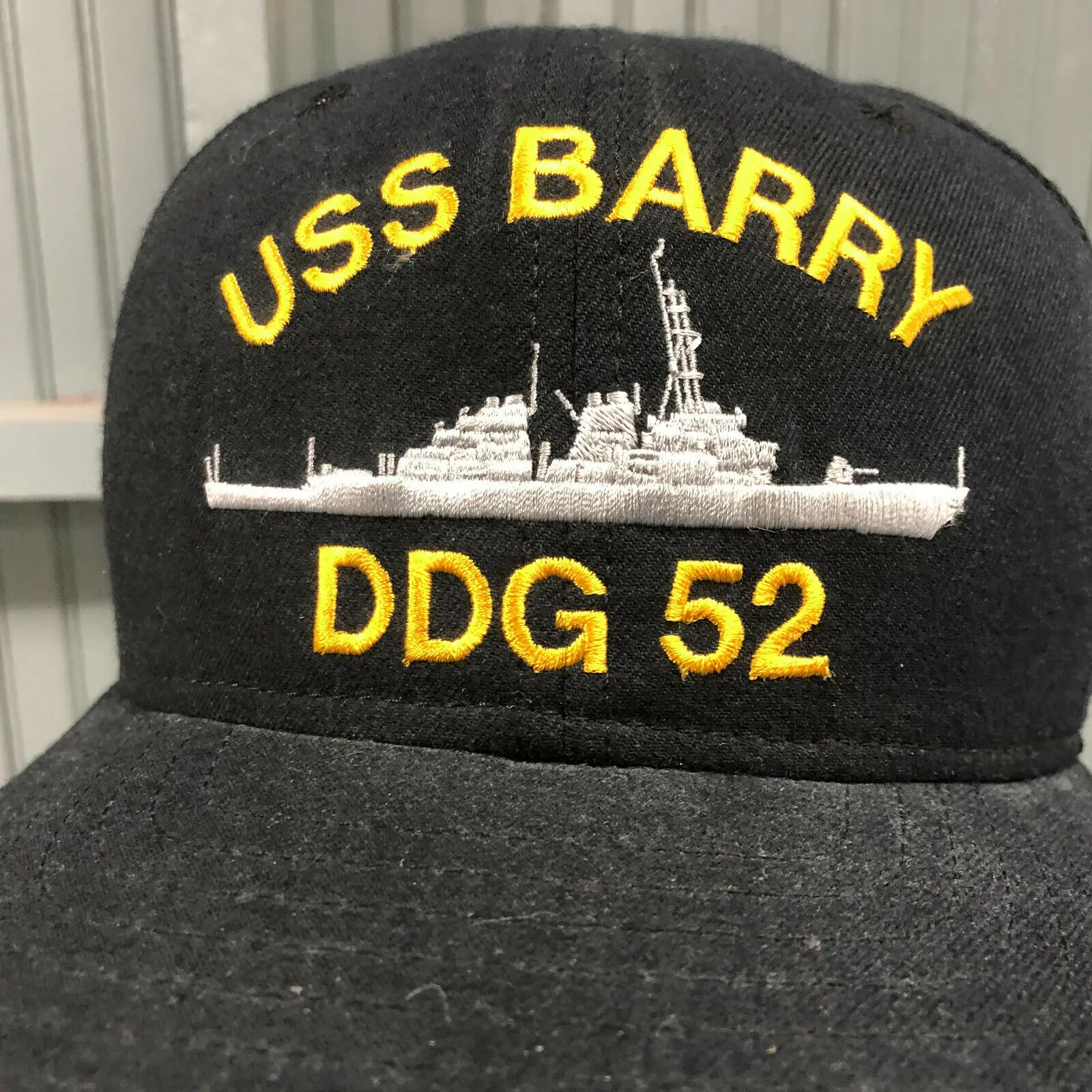 Печать USS Barry DDG 52 США морской военный корабль VTG Новые оснастки бейсболки кепки |
