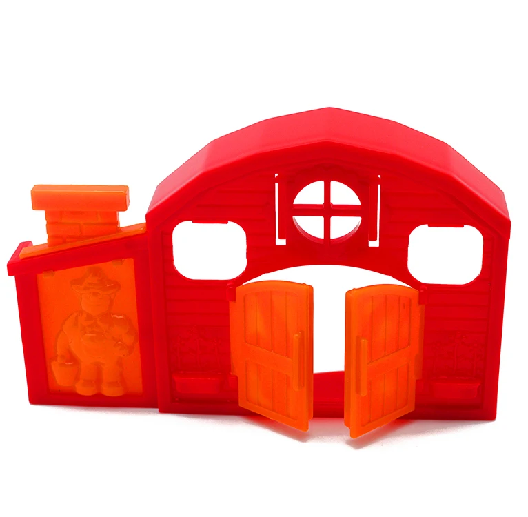 1 компл. Пластик творческий 3D скотный двор пены Магнитная глины НИС плесень