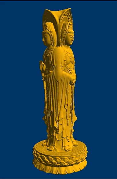 3D модель рельеф для ЧПУ в формате STL Goddess Of Mercy_4|Фрезы по дереву| |