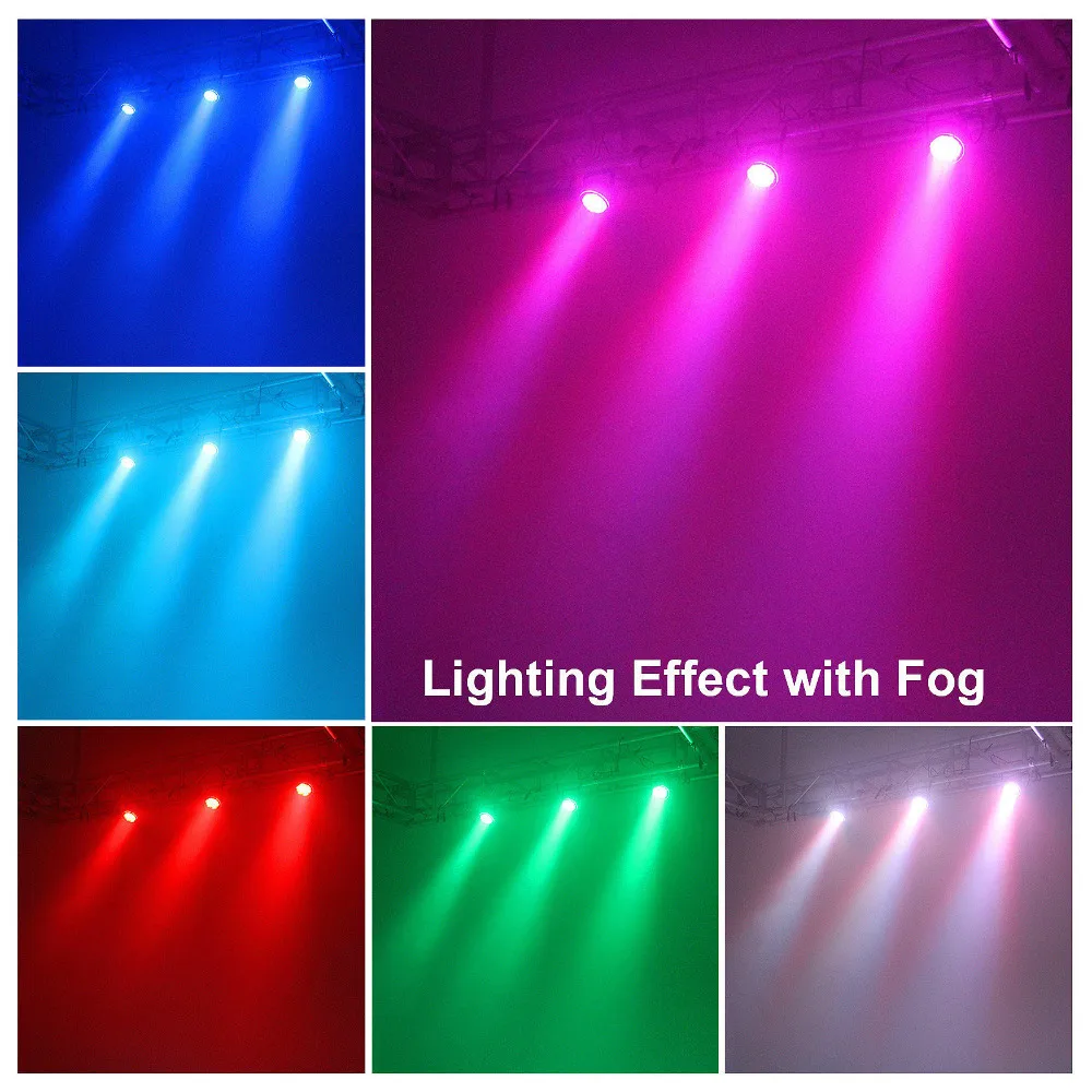 TSSS 86 RGB LEDs Par Lighting Bright Mini Stage Light with DMX512 Control Sound Activation for Party Celebration KTV Bar |