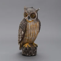 zilin free shipping new bird scaring owl decoy pe owl bird repeller 181742 cm