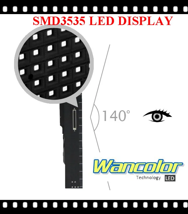 Водонепроницаемый полноцветный светодиодный дисплей P8 модуль (256*128 мм) SMD3535 с