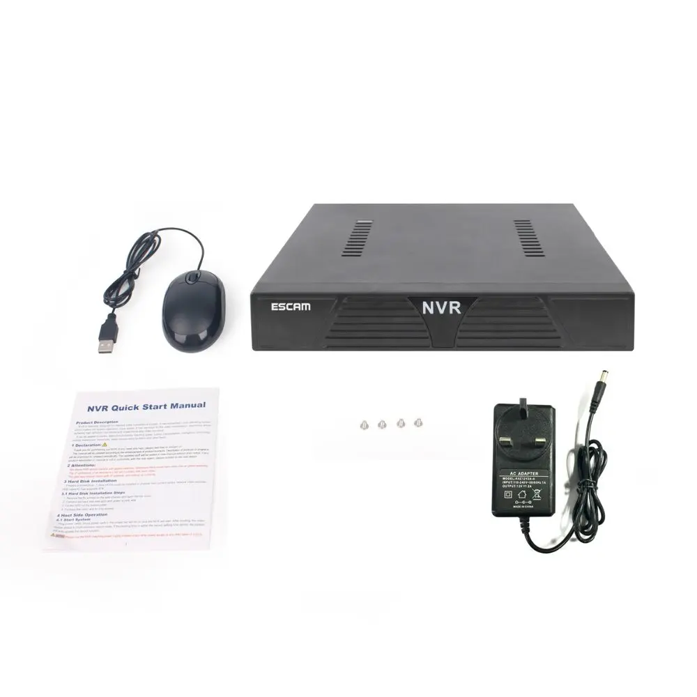 ESCAM K616 NVR HD 1080P 16CH сетевой видеорегистратор H.264 HDMI/VGA видео выход Поддержка Onvif P2P облачный сервис