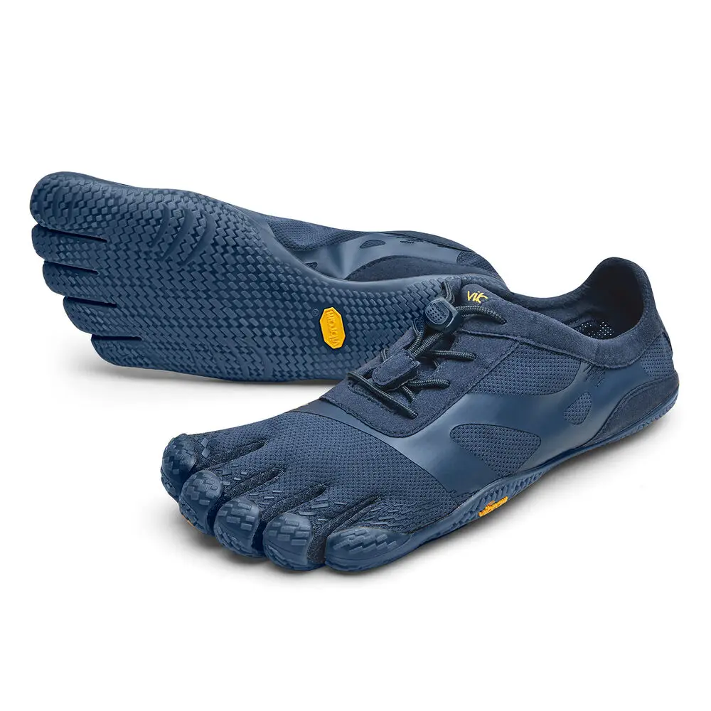 Vibram Fivefinger KSO EVO XS TREK, мужские сетчатые кроссовки, пять пальцев, быстрая шнуровка, Нескользящие, для дома, фитнеса, Плайя, резиновая обувь