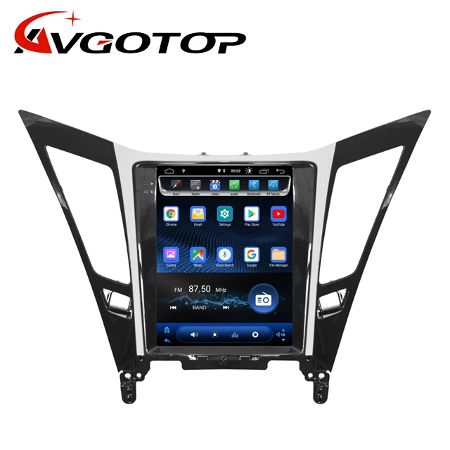 Android 9.0 AVGOTOP Android 9,0 Tesla вертикальный экран автомобиля радио gps Мультимедиа для hyundai SONATA dvd-плеер автомобиля - Цвет: Android 9.0