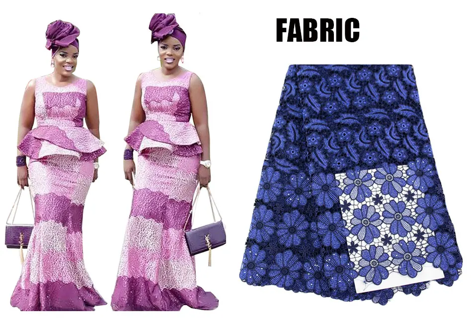 Африканский Базен Riche кружевные платья для женщин Vestidos вечерние Большие размеры женский Африканский вышитый топ и юбка наборы одежды XG031