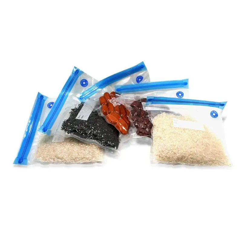 Многоразовые полиэтиленовые вакуумные пакеты с наклейками для сохранения