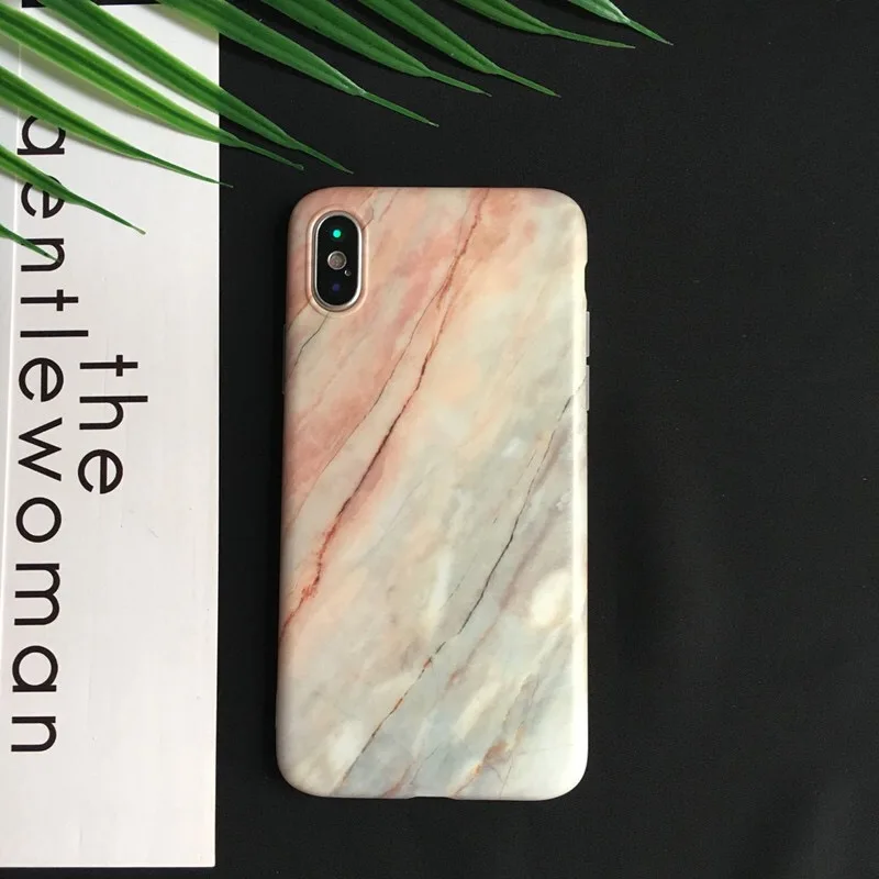 Capas For Iphonex Marble IMD Cases Iphone6 7 7Plus Lover Simple Black&ampWhite marble Full Soft TPU Covers 6s Funda |