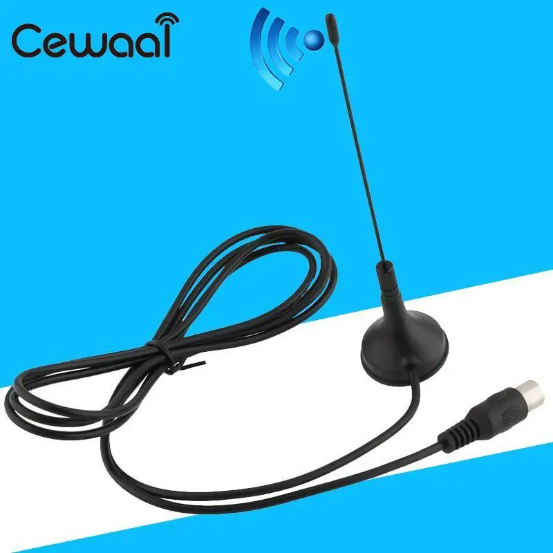 Cewaal 5dBi Freeview DVB-T TV HD Цифровой усилитель портативная антенна с базовым воздушным