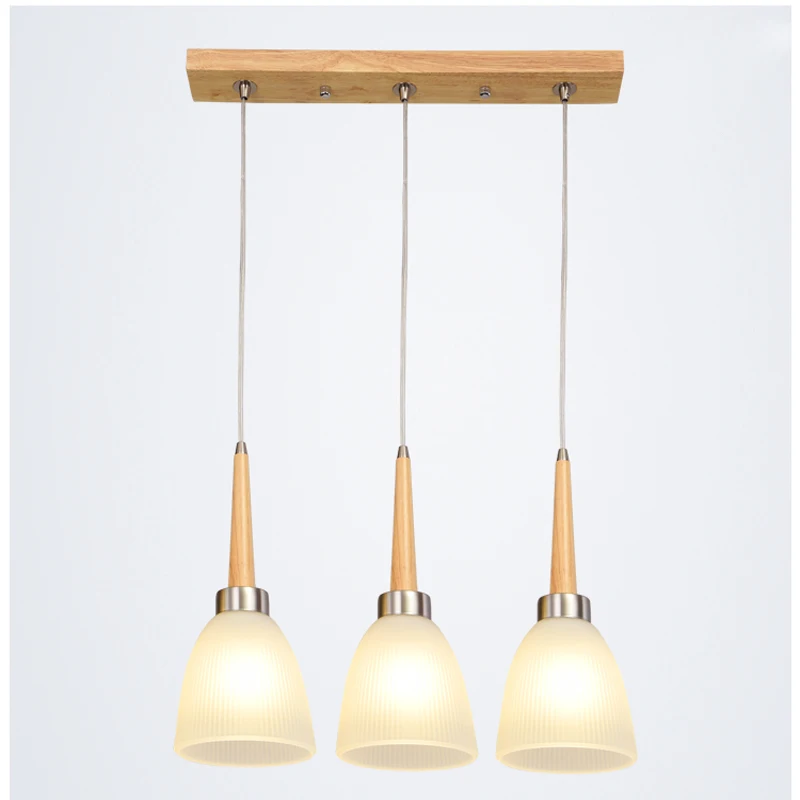 Современный минималистичный деревянный подвесной светильник креативная