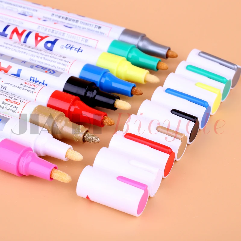 Перманентный маркер MUQZI 9 цветов водонепроницаемый металлический художественный