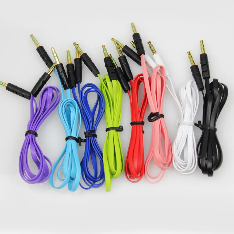 Аудиокабель Overfly 5 шт. 3 мм стерео автомобильный вспомогательный аудио кабель