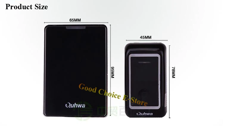 36 мелодий Беспроводной беспроводной дверной звонок Doorchime объем Управление