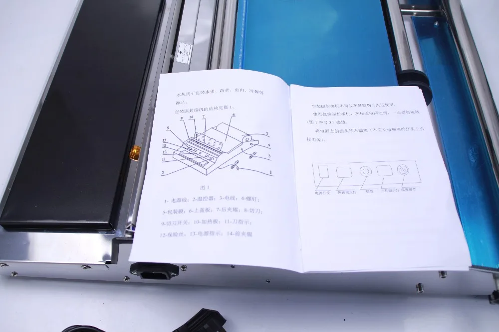 Уплотнительная ширина 450 мм упаковочная машина для пищевых лотков растягиватель
