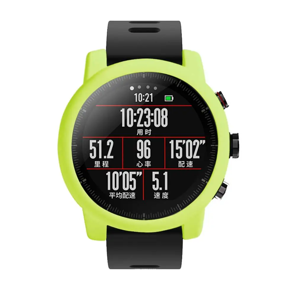 10 Премиум силиконовый защитный чехол для Huami Amazfit Stratos 2/2S полный каркас мягкий чехол Защитная крышка умные часы аксессуары - Цвет: 10