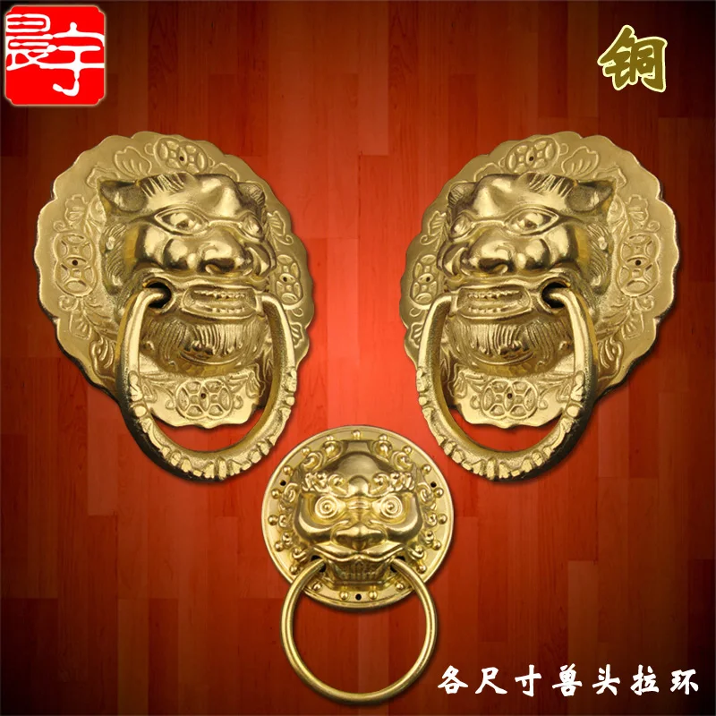 1 шт. деревянная ручка в античном стиле|wood handle|decorative handlelion handle |