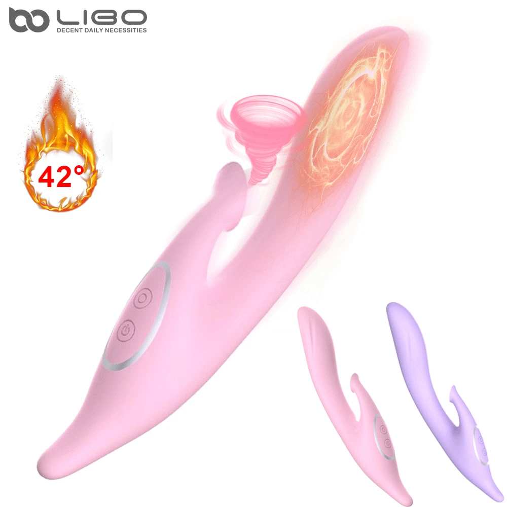 LIBO нагревающий сосание Вибраторы Женский G Spot клитор стимулятор для сосков язык