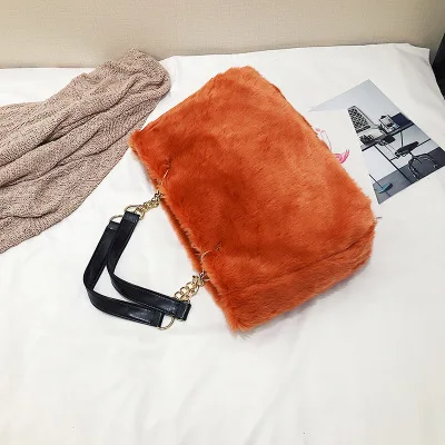 Новые роскошные Брендовые женские плюшевые сумки повседневные велюровые