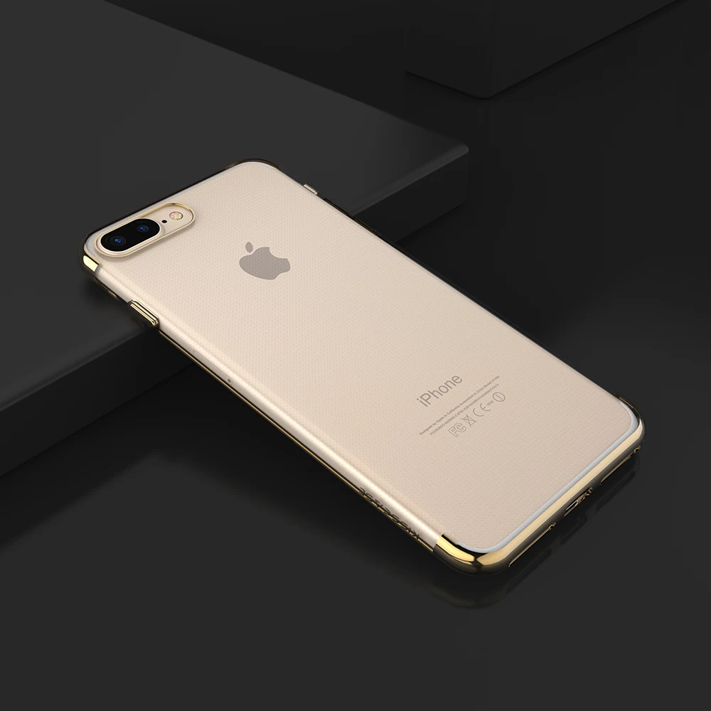 Прозрачный силиконовый чехол FLOVEME для iPhone 8 7 6 6s Plus ультра тонкие Чехлы мягкий |