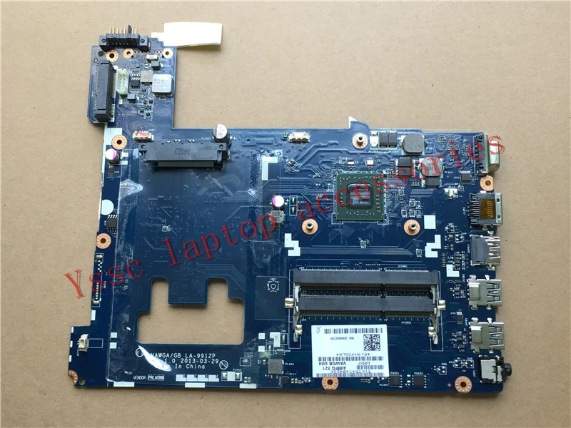 Бесплатная доставка LA 9912P материнская плата для ноутбука Lenovo G505 (для AMD E1 CPU)