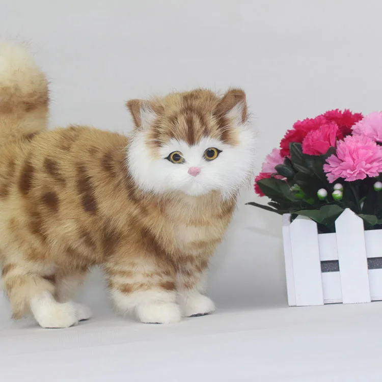 Estartek ручная работа имитация плюшевой игрушки Гарфилд кошка для праздника