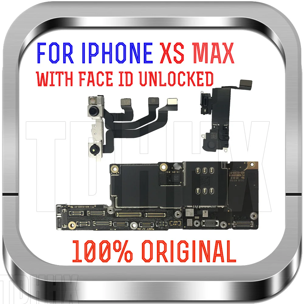 Для iPhone XS Max материнская плата разблокированная бесплатно да/нет распознавания лица ID используется ок основная логическая плата хорошая работа