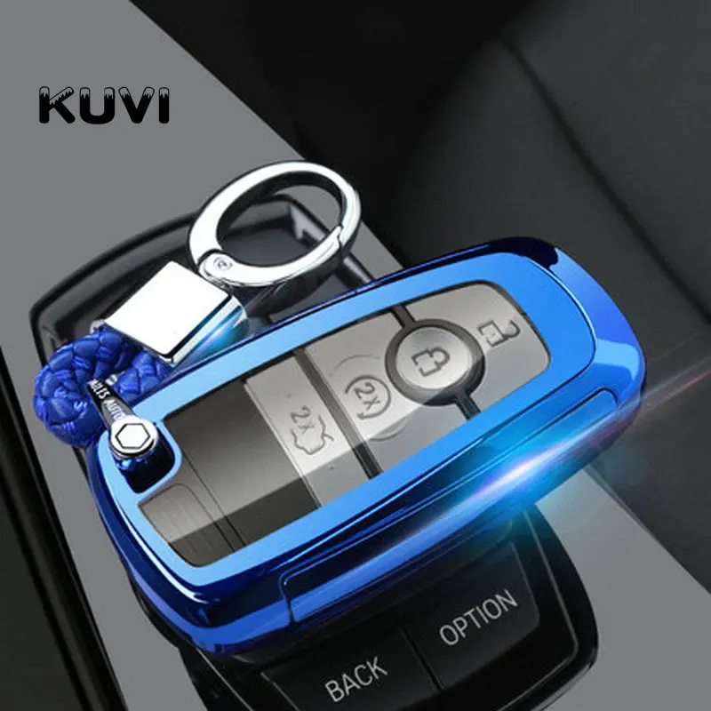 Ключ чехол КРЫШКА ДЛЯ Ford Fusion Mustang Explorer F-150 F-250 F-350 дистанционный ключ чехол Fob чехол-накладка мягкий чехол держатель 5 Кнопка