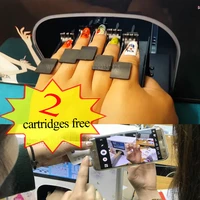 2 cartridges free nail printer professional diy nail art 10 inches touch screen 5 hands nails printing 3 flowers printing a time