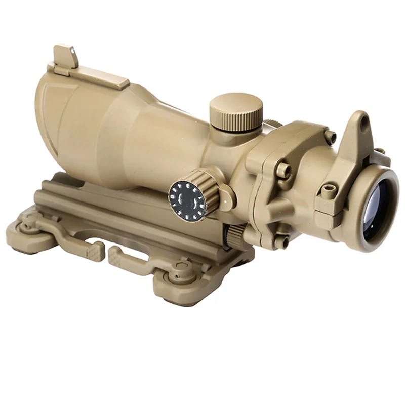Aim Acog 4X32 оптический прицел красно Зеленая Сетка с QD креплением Снайперский