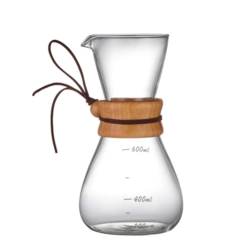 Эко кофе боросиликатного стекла V60 кувшин Expresso чайник Pour над кофейник с матальным фильтром аксессуары для кафе в запасе